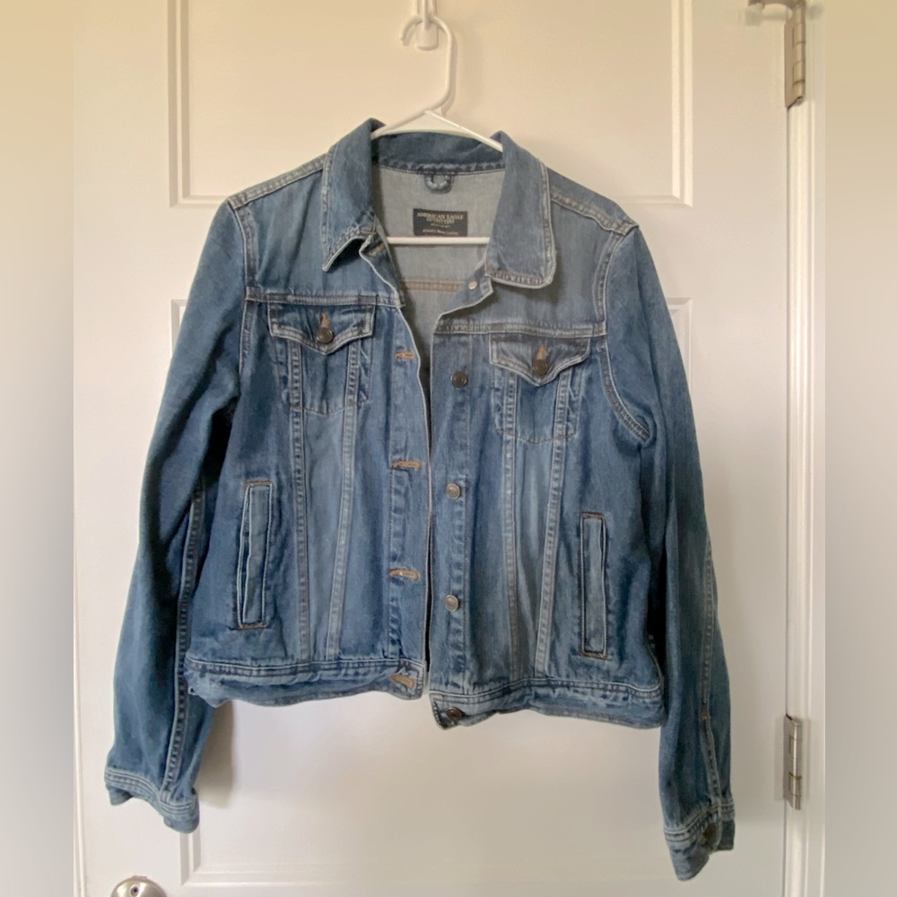 American Eagle Denim Jacket Large